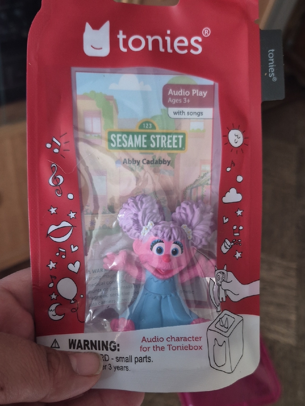 Tonie Sesame Street Abby Cadabby Audio Figure - Pink & Purple